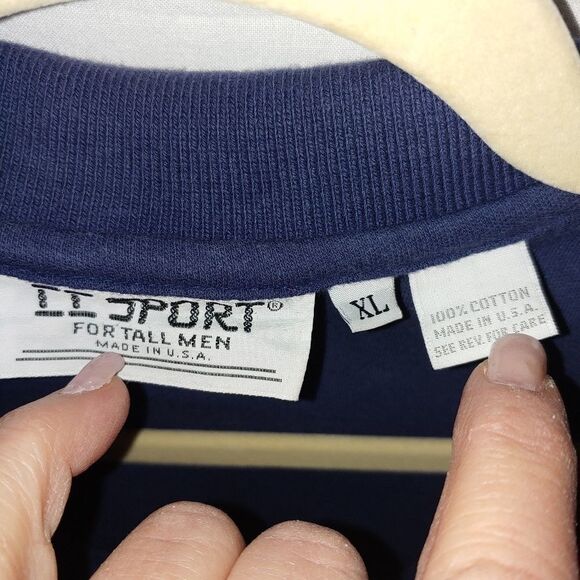 II Sport VINTAGE Men's Size XL Blue Polo Shirt - Picture 2 of 3